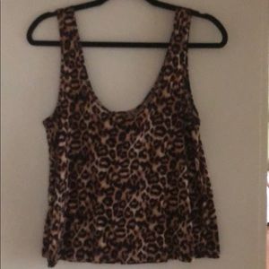 Leopard tank top